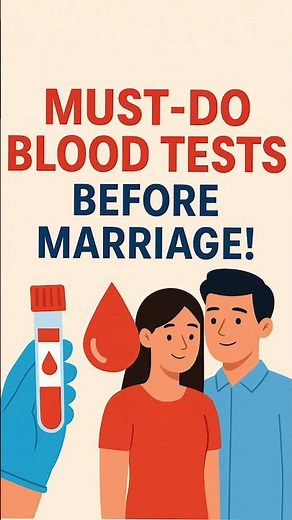 Pre-Marriage Blood Test Checklist | Important Tests for Couples Planning Marriage #bloodtests