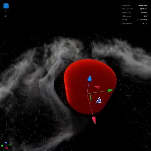 mini - blizzard / blowing snow - EmberGen