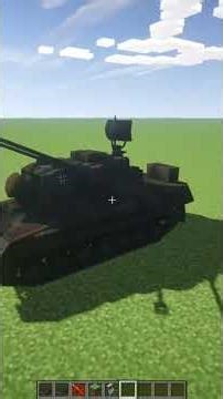 Flakpanzer Gepard in Minecraft #minecraft #mcheli #worldoftanks #warthunder #modding #wot