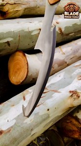 Egyptian khopesh Sword, 25 inches Egyptian Short Sword, Carbon Steel Blade with Rose Wood Handle, Khopesh Egyptian Sword, Hunting Sword with Leather Sheath