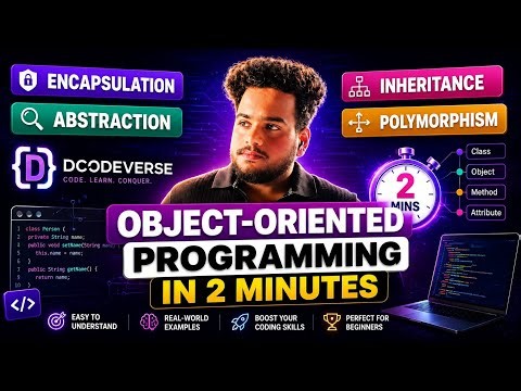 OOPS Tutorial in One Short | Object Oriented Programming | Dcodeverse