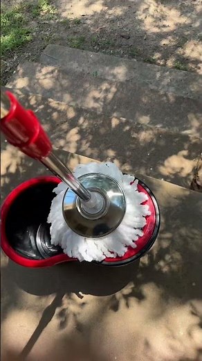 Make cleaning easier with this spin mop bucket set designed to wring out your mop head in seconds