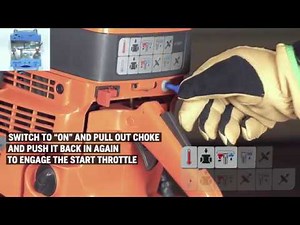 How to start your Husqvarna K 1260 and K 1270 power cutter