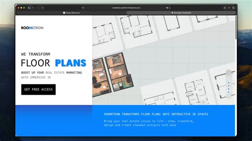 Want to turn apartment designs into interactive VR walk-throughs?Roometron makes interior visualization cost-effective and easy high-quality images, videos and 3D walk-throughs in one place. This could be a game changer!Check it out: @NikolayStrek https://t.co/PiXRfkeDzM#Threejs #WebGL #VR