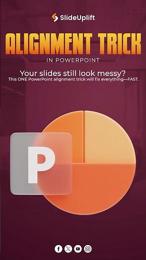 😳 Fixed Ugly PowerPoint Slides in 60 Seconds ⏱️ Using This HIDDEN Alignment Feature 🤯✨