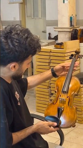 🤫🎻🇮🇹🇮🇷"The Secret of Tuning: How a Violin Becomes a Unique Sound?" #ویولن #ساز #نت_خوانی