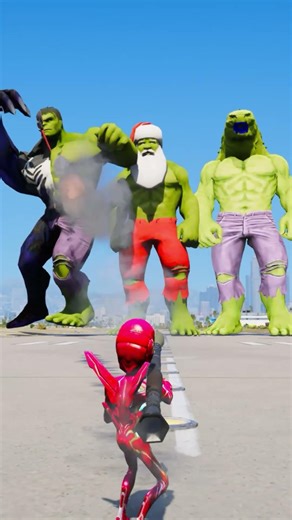 Random Superheroes VS Giant Venom & Giant Hulk & hulk Brothers #shorts #youtubeshorts