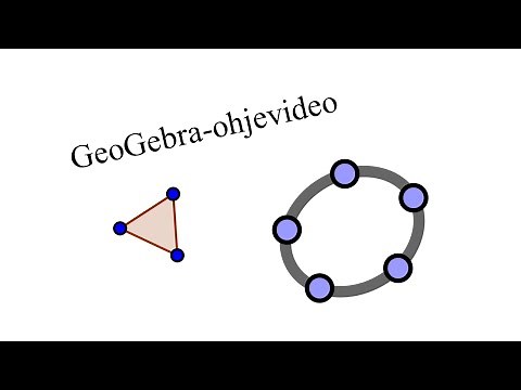 GeoGebra-ohjevideo - CAS-laskin MAY1-kurssilla