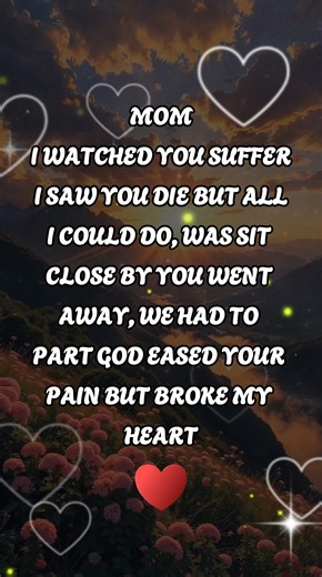 60K views · 2.3K reactions | I watched you suffer, Mom, and I’d have taken your pain if I could. Losing you left a silence no words can fill — God ended your pain, but left mine to carry forever. | Sa Aming Nayon | Facebook
