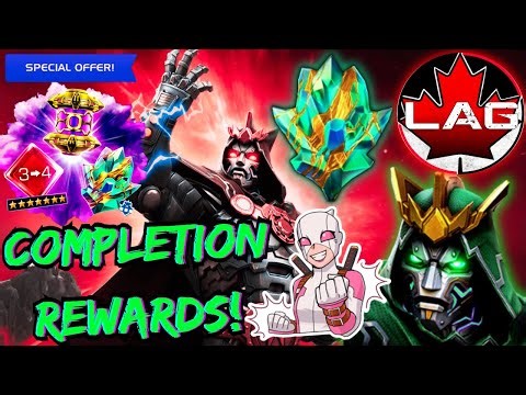 ACE's CEO LUCK!! Act 9.3 Completion Rewards & 15k Unit Offer Review!! Titan Crystal Opening! - MCOC