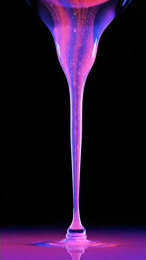 neon liquid drip looping infinitely cinematic #satisfying #oddlysatisfying #loop #relaxing #neon