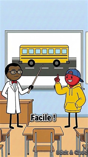 99% DES ADULTES ÉCHOUENT À CE TEST POUR ENFANTS ! 🚌🧠 #casstete #animation #humour #blague