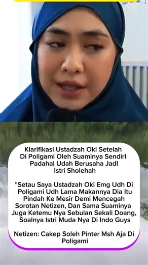 Klarifikasi Ustadzah Oki Setelah Di Poligami Oleh Suaminya Sendiri #fyp