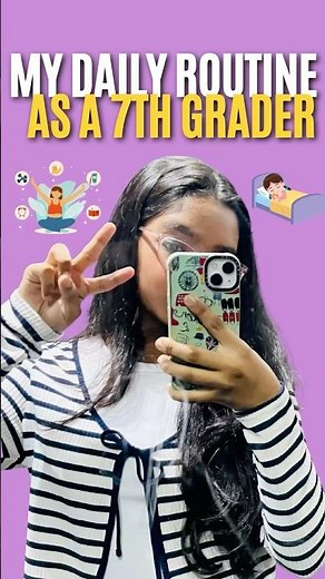 My Productive Daily Routine as a 7th Grader 💪 | Balancing School, Judo, Singing & YouTube | #Shorts