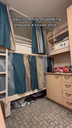 6.2M views · 26K reactions | I promise I also showered #cooljob #cruiseship #cruise #shiplife #travelforwork #LearnOnTikTok #dayinmylife #Vlog #RoomTour #traveltiktok | Cleanz | Facebook