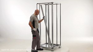 ABB System pro E power - Intermediate Uprights mounting 1