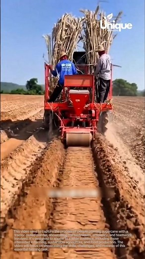 Sugarcane planting: automated sugarcane planting with a tractor
