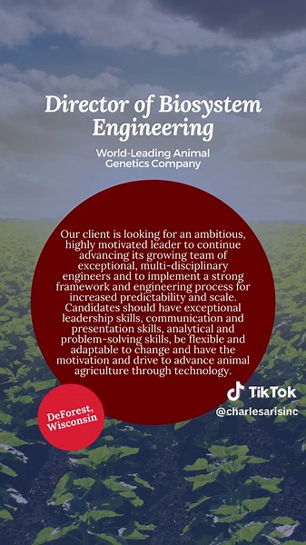 Looking for a new role in the #agriculture industry? View our job board at www.charlesaris.com to learn more about current openings in this field. #newjob #agtech #agjobs