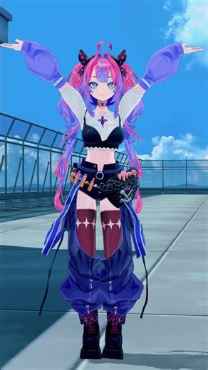 【#hololive mmd】エンゼル体操【兎田ぺこら/綺々羅々ヴィヴィ】 #hololive #mmdホロライブ