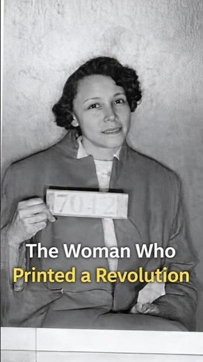 The Woman Who Printed a Revolution ✊📰