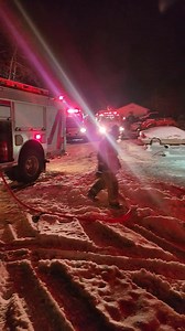 FLFD responded to a rural structure fire, unfortunately the owners wernt home and was only reported upon their arrival home. Stay safe everyone and good night | Foam Lake Fire Dept