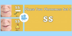 Phase 2 Phonemes : Set 5 'ss' Video