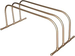 TRC Recreation Large Plastic Pool Float Storage Rack, Vinyl Coated PVC, 2 Slots for Drying and Storing Foam Loungers, Easy Assembly, Bronze