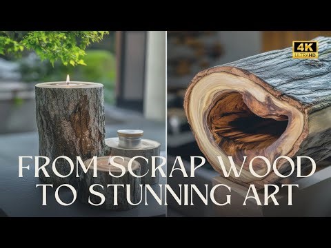 From Scrap Wood to Stunning Art: Upcycled Wood Decor for Rustic Eco-Friendly Budget DIY Home Design
