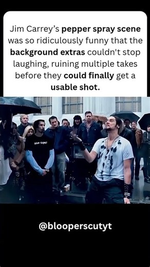 Why Jim Carrey's Pepper Spray Scene Ruined Multiple Takes 🌶️😂 #jimcarrey #movies #shorts