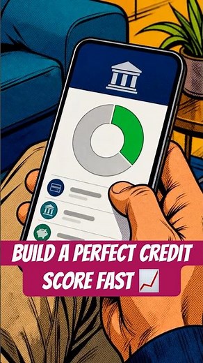 Build a Perfect Credit Score FAST 📈 #motivation #millionaire #mindset #money