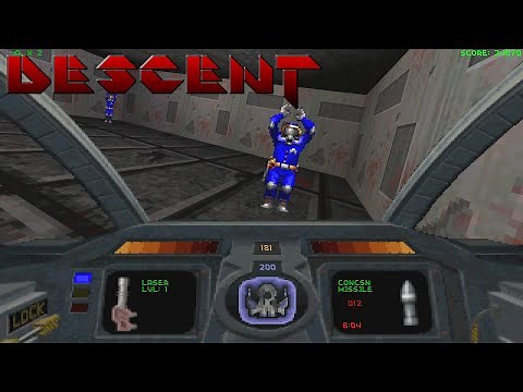 Descent - DXX-Rebirth (source port) | Level 2: Lunar Scilab | 4K/60