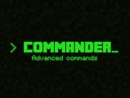 Commander Minecraft Mod