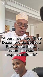 "O povo já elegeu um Presidente e este Presidente deve, a partir de hoje, 19 de Dezembro de 2025, assumir a sua responsabilidade e o fará", a garantia de Said Larifou, Advogado e Conselheiro do Presidente Eleito da Guiné-Bissau Fernando Dias da Costa. | Gervasio Silva Lopes