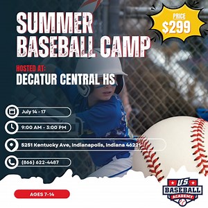 ⚾️ For less than $15/hr, build solid fundamentals, improve skill levels, HAVE FUN, and make this summer, the best summer yet! 💥 ☀️ USBA summer camp is designed to develop skills in all facets of the game with an emphasis on teaching proper fundamentals and techniques. ⚡ 🗓️Full-Day Baseball Camp featuring: ✅ Hitting, Pitching, & Fielding Instruction ✅ Situational Games, Competition Drills, and more ✅ Camp T-shirt, Certificate, Prizes for Winning Teams🔥 | U.S. Baseball Academy