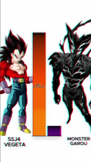 ULTRA EGO VEGETA vs COSMIC GAROU 🔥 Power Level Comparison #shorts #dragonball #onepunchman