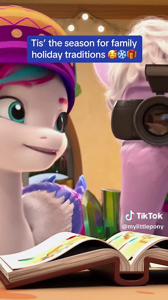 Everypony has unique family holiday traditions and we’re so happy you’re here with us this holiday season! 🥰What’s something unique you do with your family during the holidays? 🎄🎁 #happyholidays #holiday #mylittlepony #mlp #holidayvibes #ponies #holidaytraditions #mlpmakeyourmark #makeyourmark