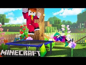 MINECRAFT SIMS #20 - Budujemy NAJLEPSZY OGRÓD!