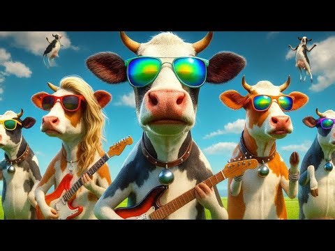🤣 Funniest Dancing Cows Ever! | Hilarious Cow Dance Compilation 🐮🎤