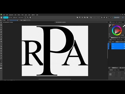 How to Create a Monogram Using Affinity