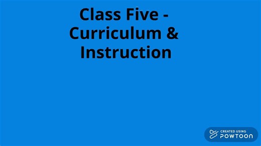 Introduction to Class Five - C&I Fall 2025
