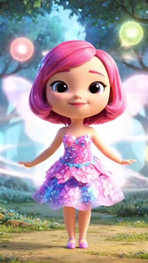 Magical Fairy Dance🧚‍♀️|3D cartoon Short✨#shorts #3d #Fairy #dance