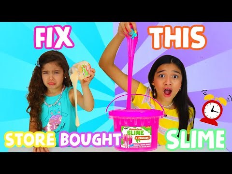 FIX THIS 5 YEAR OLD STORE BOUGHT SLIME!!
