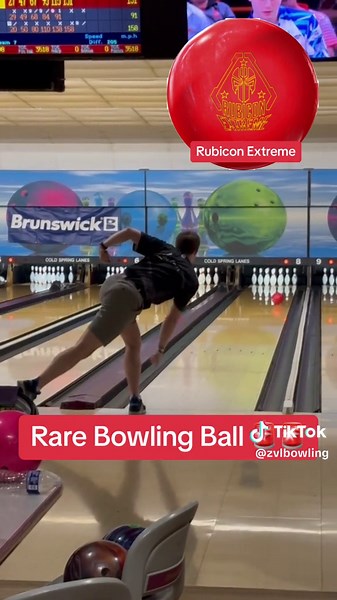 🚨 RARE BALL ALERT 🚨 The Rubicon Extreme is a stronger version of the UC2, and this thing is deadly! Fits in a unique slot in the bag between my Infinite Physix and Zen Gold Label! #bowling #bowlingtiktok #bowlingtok #bowlingtips #bowlingball