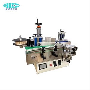 [Hot Item] Semi Automatic Adhesive Sticker Labeling Printing Machine for Round Bottle Labeling Machine