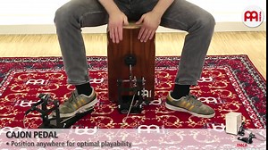 Meinl Percussion Cajon Box Drum Pedal, Cable Drive — Fits all Common Models with Length Adjustable Cradle Mount, 2-YEAR WARRANTY, TMCP