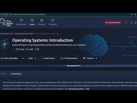 TryHackMe | Operating Systems: Introduction Room