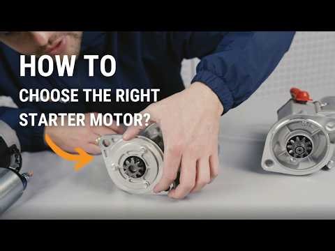 Starter Motor Replacement Guide: Choose the Right Fit
