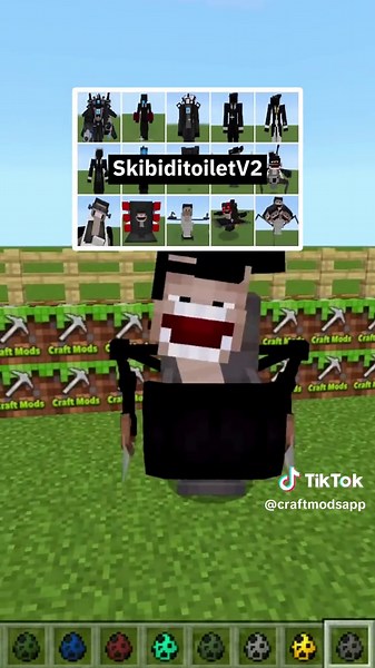 Crafting Skibidi Toilet Mods for Minecraft PE 1.20