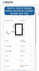SkyCiv ADM 2020: Aluminum Member Design Calculator | SkyCiv posted on the topic | LinkedIn