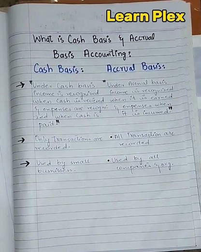 What is Cash Basis and Accrual Basis in Accounting | Difference between cash basis and accrual basis